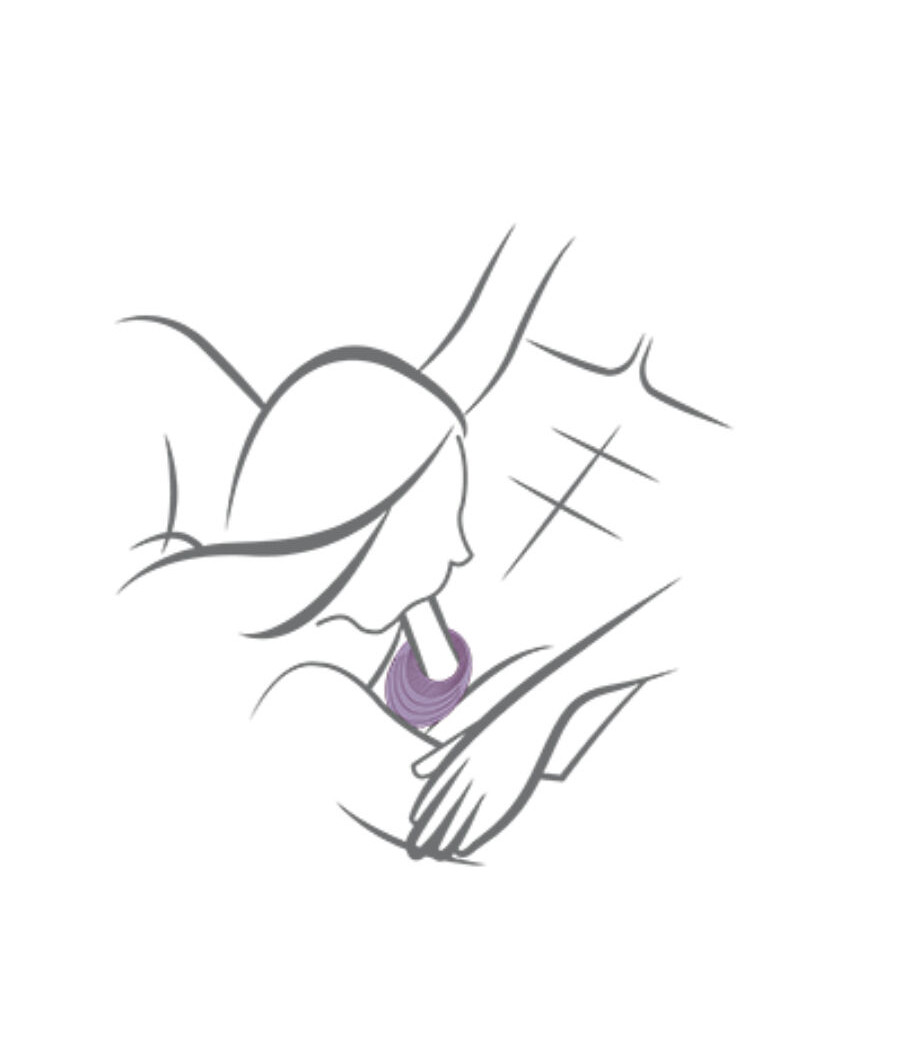 ROCKS- OFF - SPIRE ANILLO VIBRADOR PARA EL PENE NEGRO