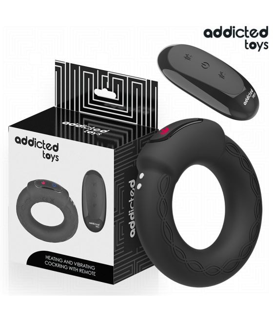 ADDICTED TOYS - HEATING EFFECT VIBRATING COCK RING REMOTE CONTROL