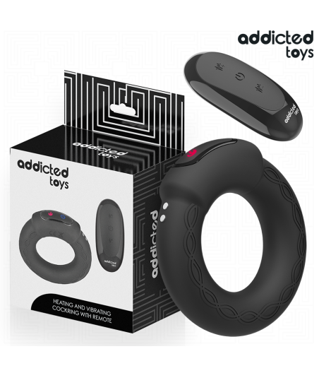 ADDICTED TOYS - HEATING EFFECT VIBRATING COCK RING REMOTE CONTROL