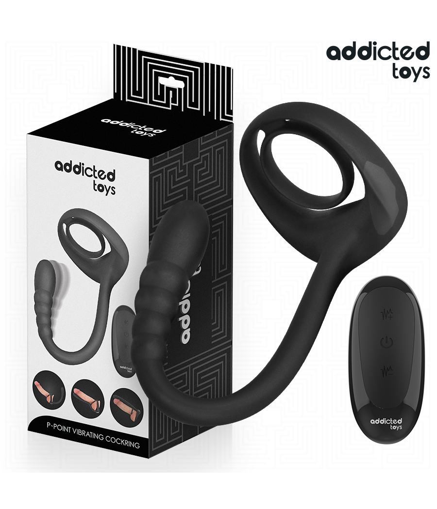 ADDICTED TOYS - ANEL PÊNICO VIBRANTE COM CONTROLE REMOTO