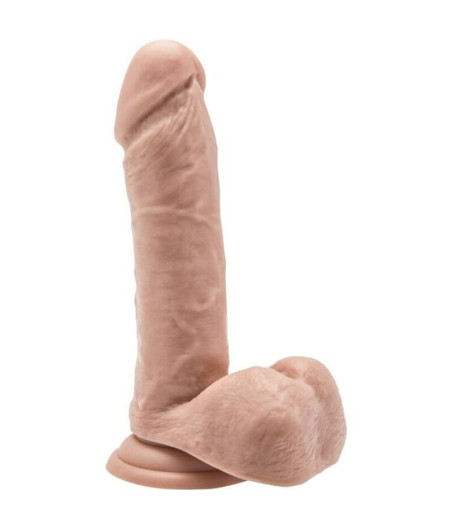 GET REAL - DILDO 18 CM CON TESTÍCULOS NATURAL