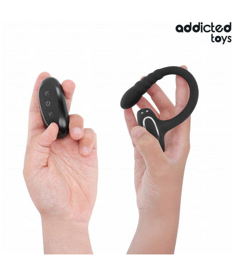 ADDICTED TOYS - P-SPOT VIBRIERENDER COCK RING MIT FERNBEDIENUNG