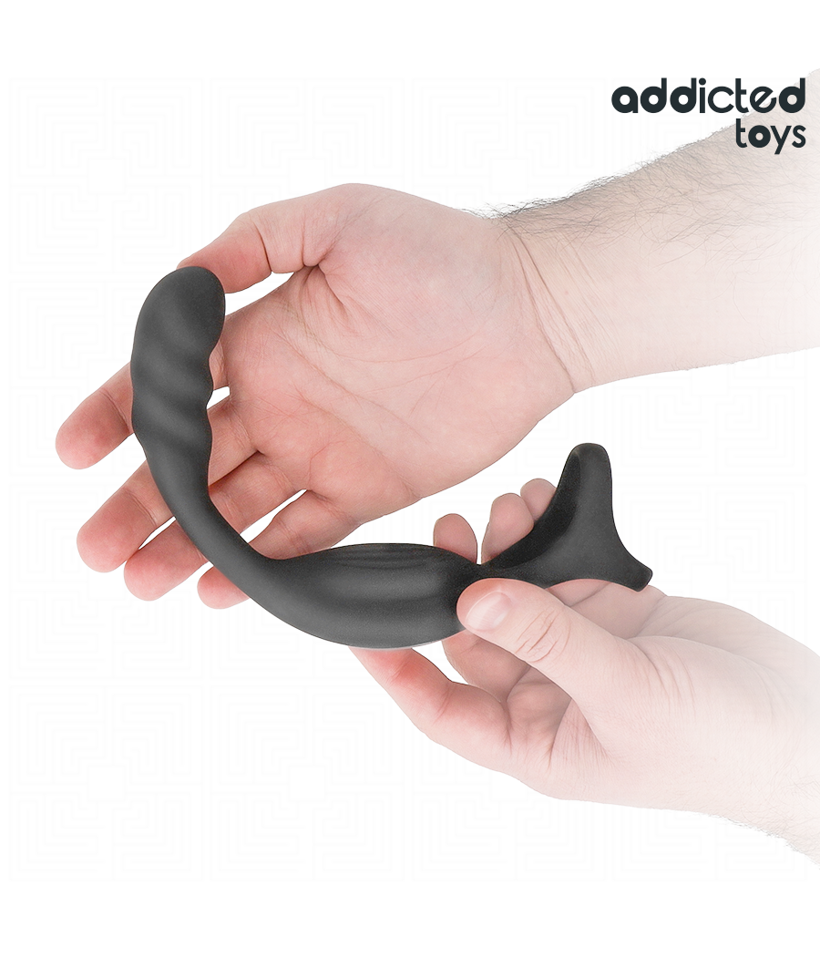 ADDICTED TOYS - ANILLO DOBLE VIBRADOR PROSTÁTICO CONTROL REMOTO