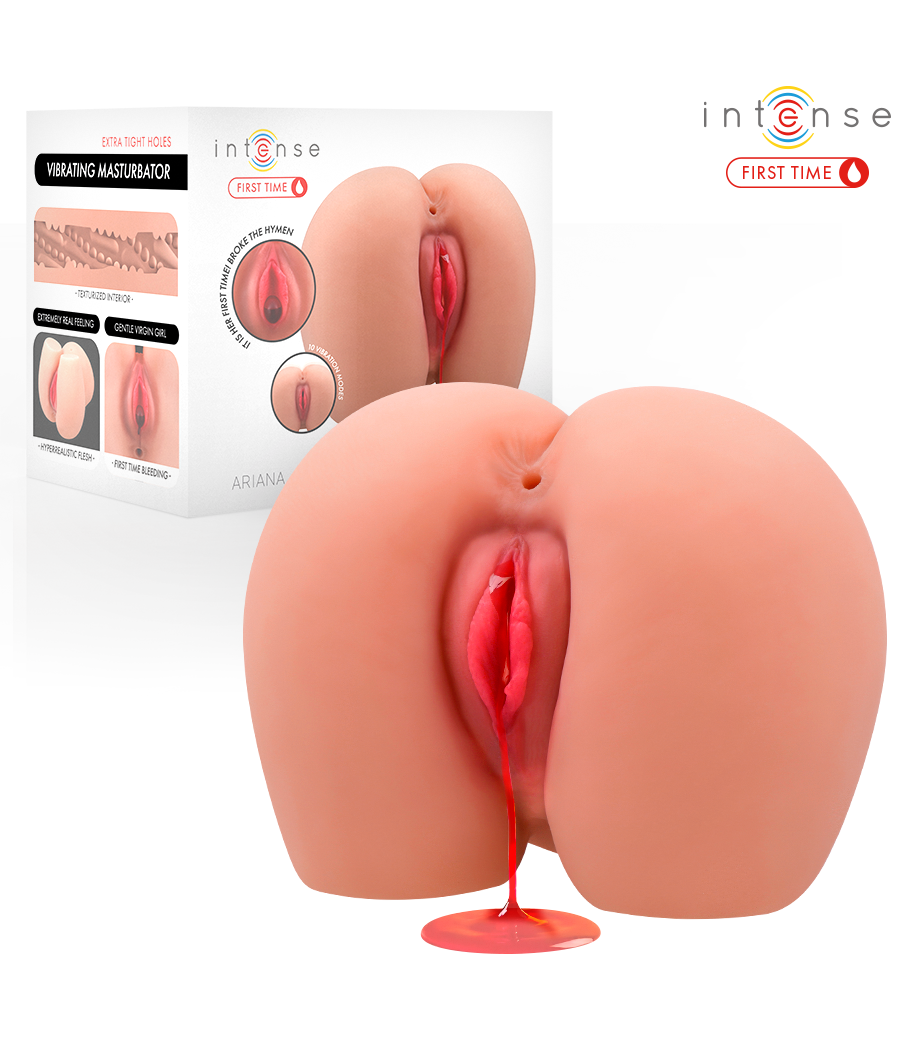 INTENSE FIRST TIME - ARIANA VIRGIN VIBRATOR MASTURBATOR WITH BLEEDING