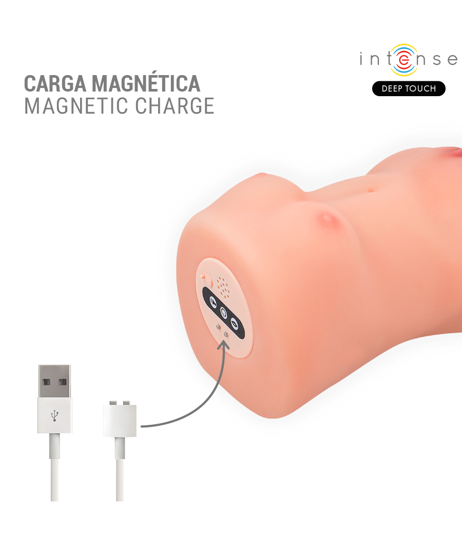 INTENSE DEEP TOUCH - VIBRATEUR ET MASTURBATEUR À SUCCION CATHERINE AVEC VOIX