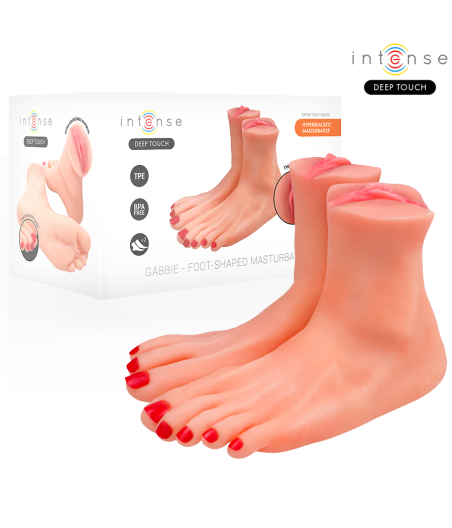 INTENSE DEEP TOUCH - GABBIE MASTUBADOR DE DOS PIEZAS EN FORMA DE PIE