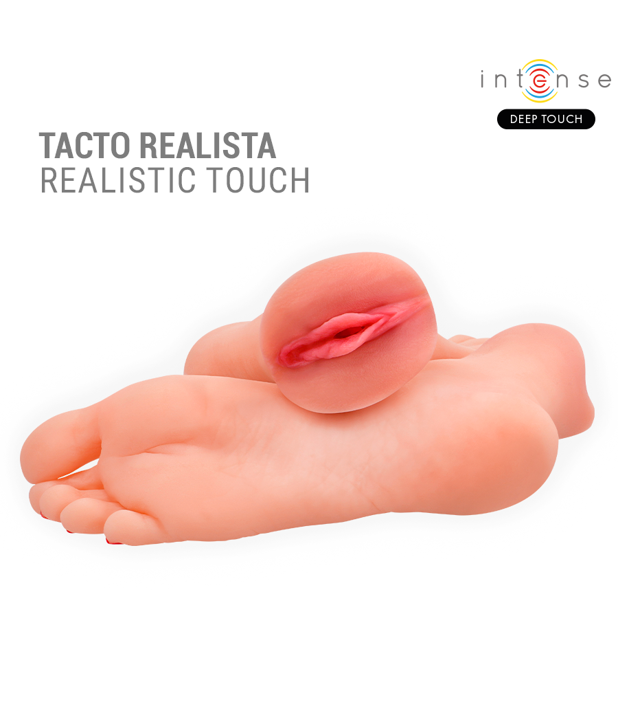INTENSE DEEP TOUCH - MASTURBATORE A FORMA DI PIEDE IN DUE PEZZI GABBIE