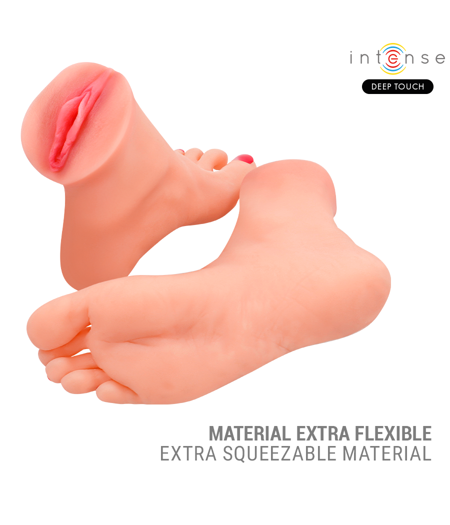 INTENSE DEEP TOUCH - GABBIE TWO-PIECE FOOT-SHAPED MASTUBADOR