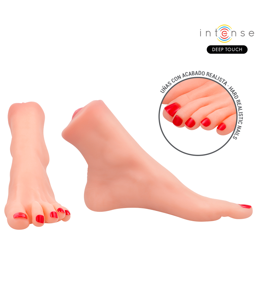 INTENSE DEEP TOUCH - GABBIE TWO-PIECE FOOT-SHAPED MASTUBADOR