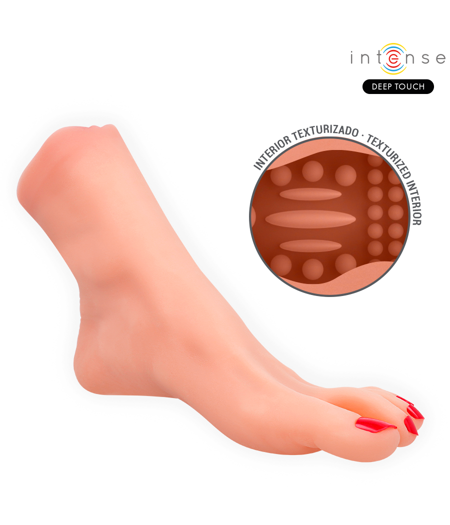 INTENSE DEEP TOUCH - GABBIE MASTUBADOR DE DOS PIEZAS EN FORMA DE PIE