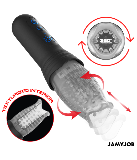 JAMYJOB - BLOW-R MASTURBADOR CON THRUSTING Y ROTACIÓN
