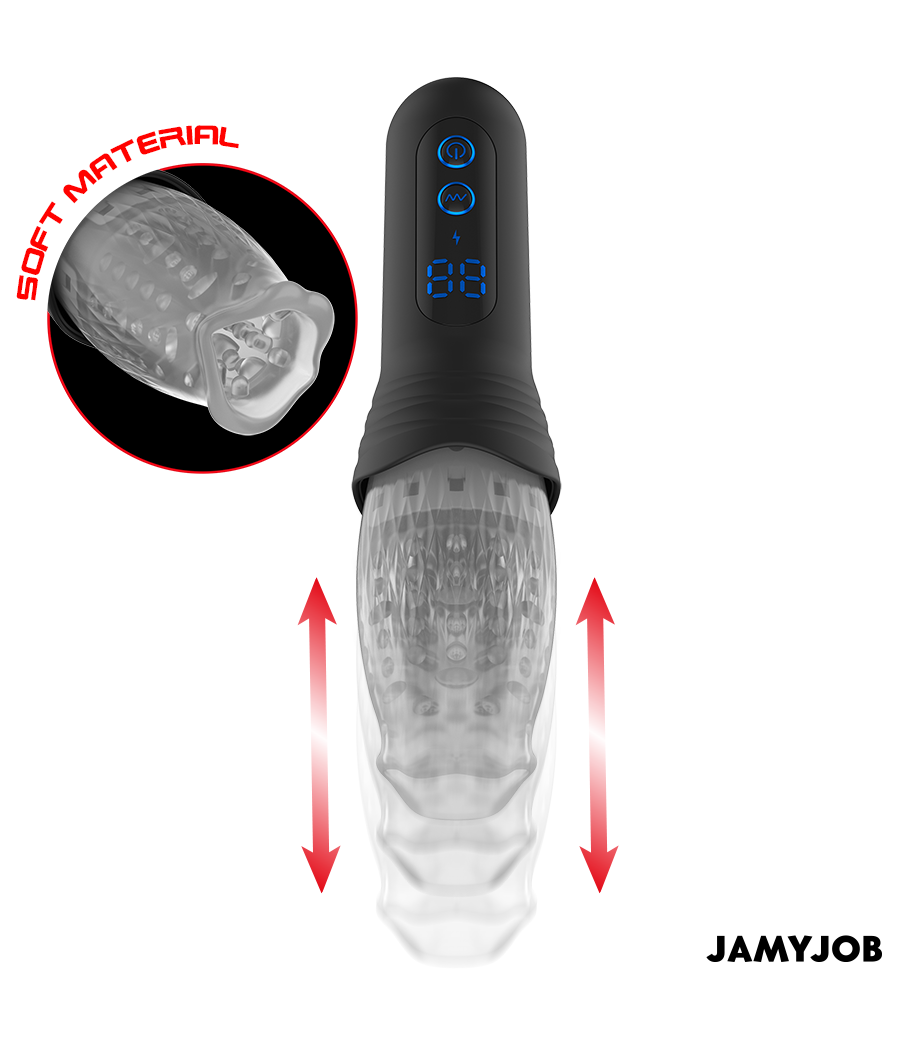 JAMYJOB - BLOW-R MASTURBADOR CON THRUSTING Y ROTACIÓN