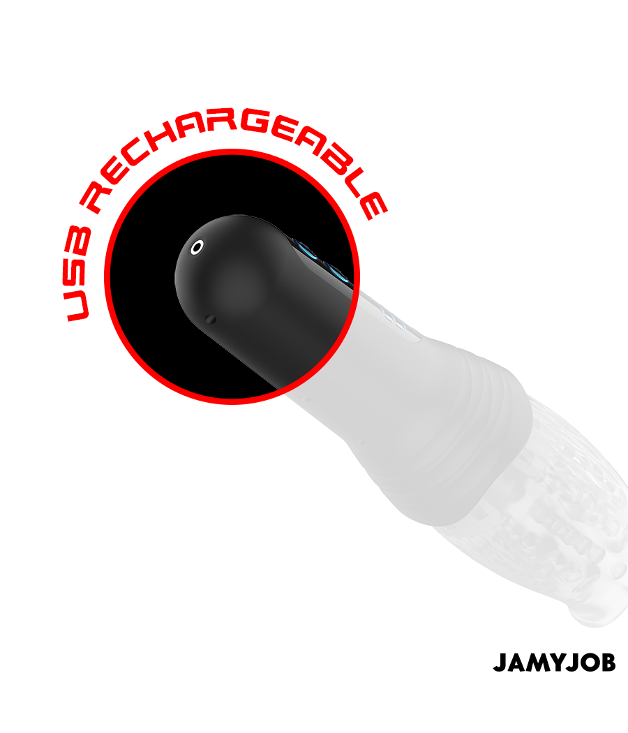 JAMYJOB - MASTURBATEUR BLOW-R AVEC MOUVEMENT DE POUSSÉE ET DE ROTATION