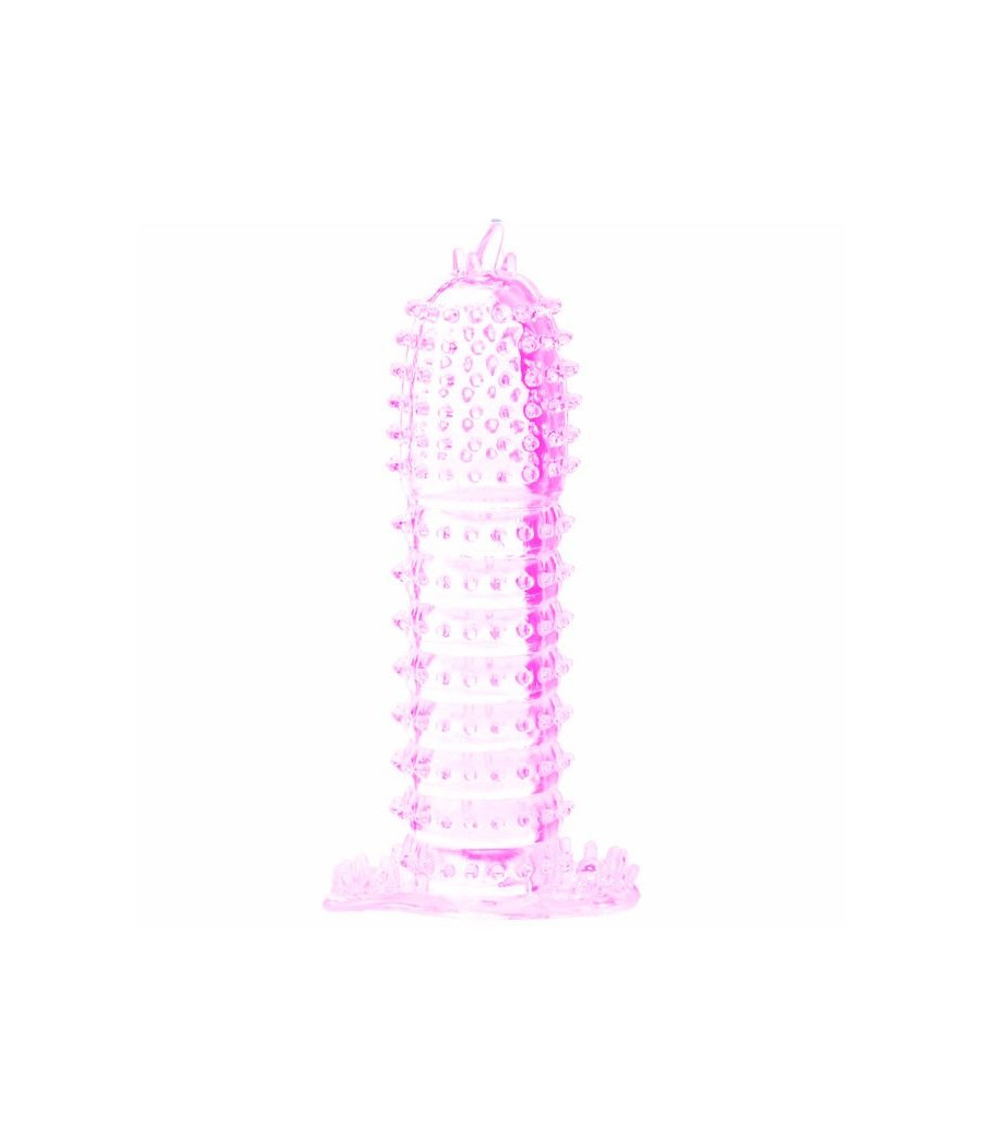 BAILE - BAINHA PARA PÉNIS COM PONTOS ESTIMULANTES ROSA 14 CM