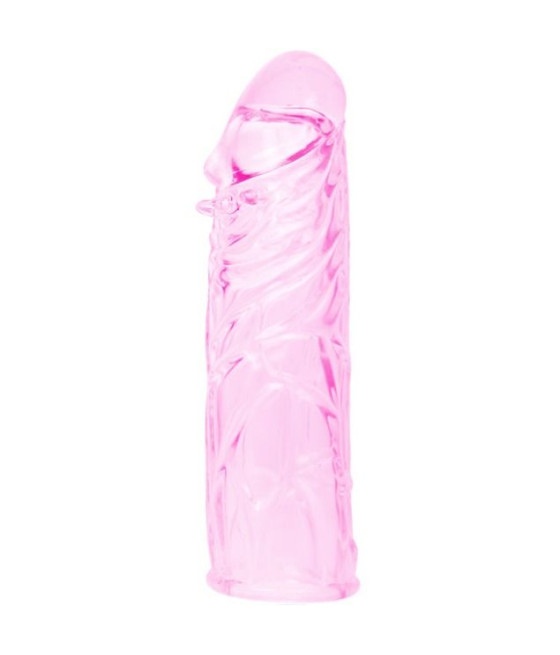 BAILE - PINK STIMULATING SILICONE PENIS COVER 13 CM