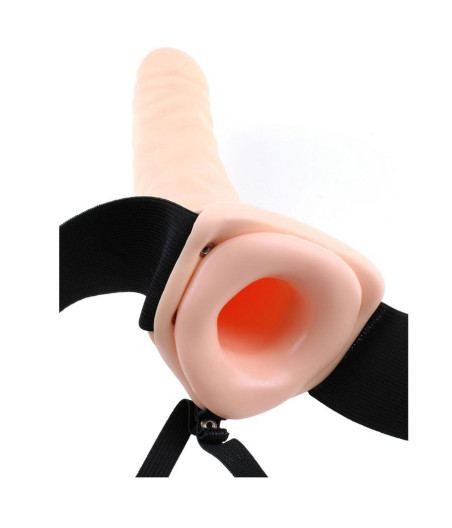 FETISH FANTASY SERIES - 19 CM CREUSE SANGLE-ON NATUREL