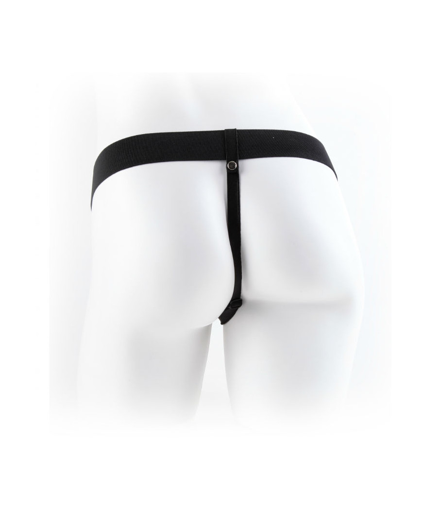 FETISH FANTASY SERIES - 7 HOHL STRAP-ON MIT BLLEN 17,8 CM FLEISCH