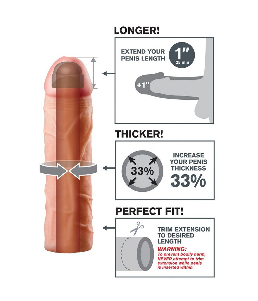 FANTASY X- TENSIONS - PERFECT 1 EXTENSIÓN PARA EL PENE
