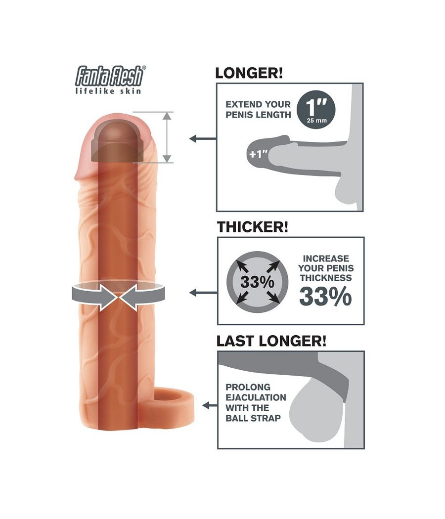 FANTASY X- TENSIONS - PELLE PERFECT 1 EXTENSION BALL STRAP