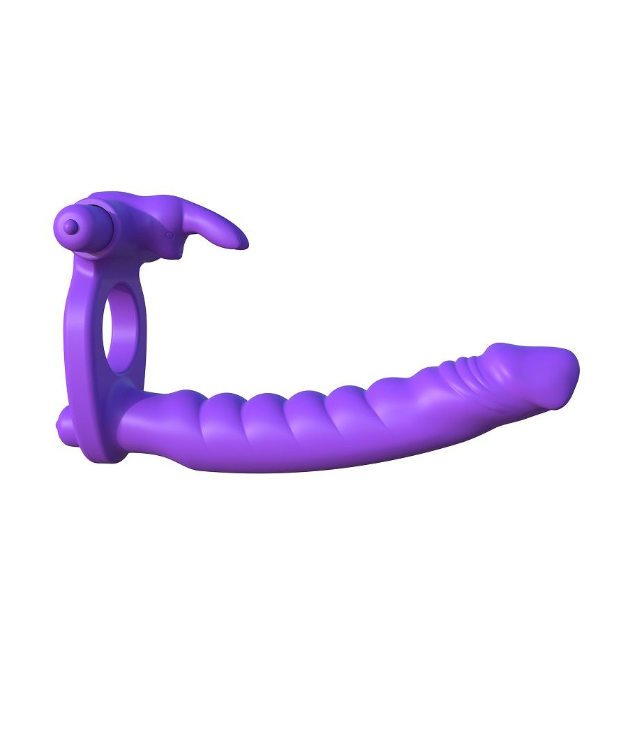 FANTASY C-RINGZ - SILICONE DOUBLE VIBRATOR COELHO