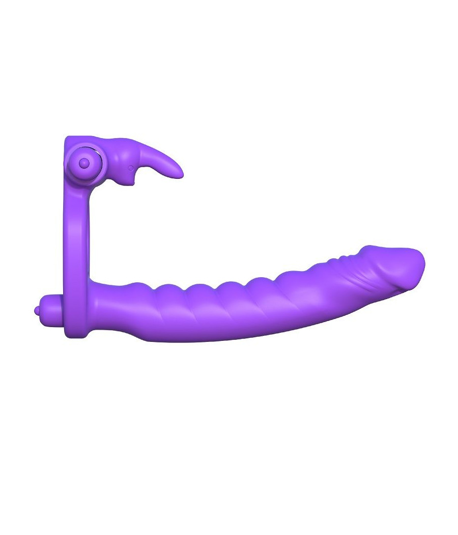 FANTASY C-RINGZ - SILICONE DOUBLE VIBRATOR COELHO