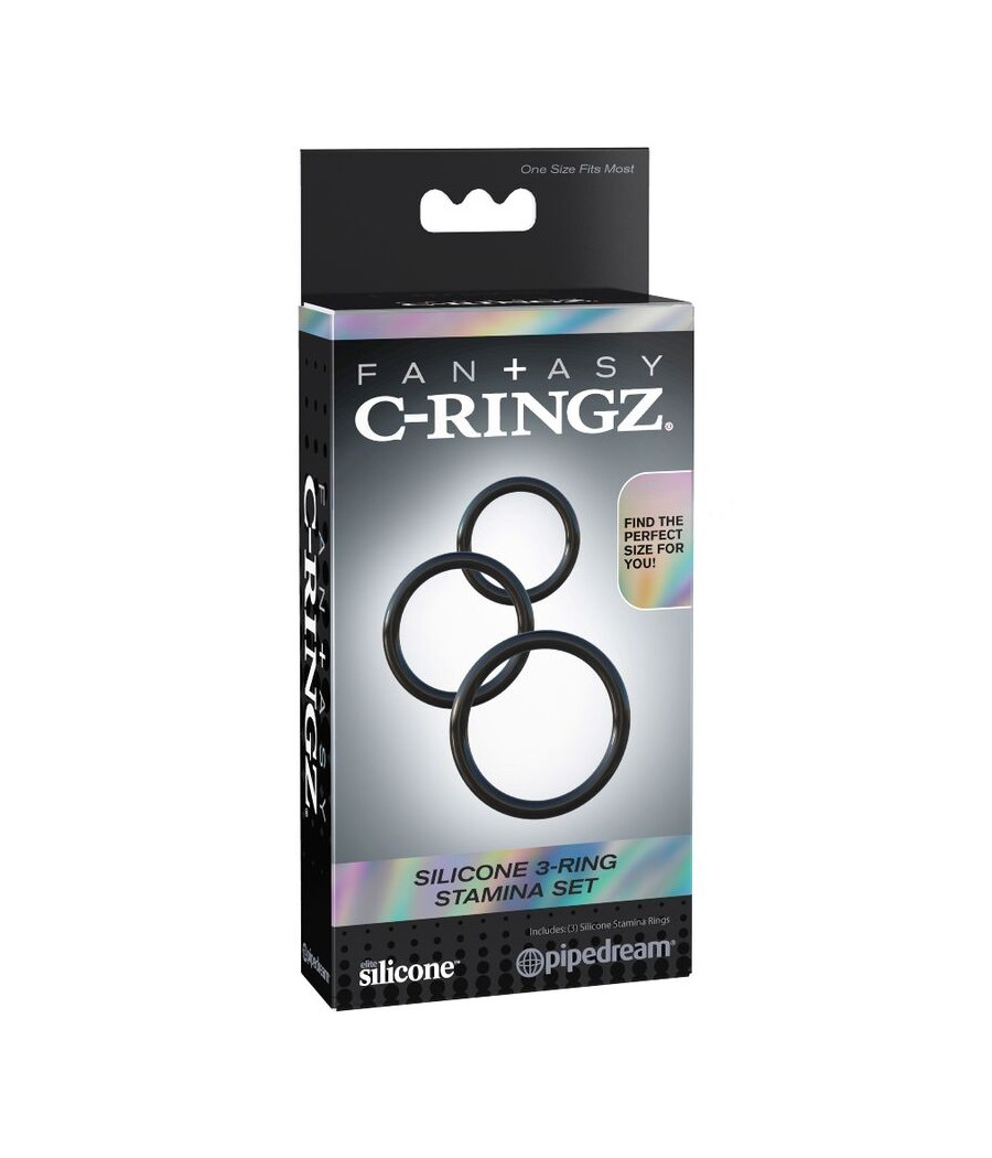 FANTASY C-RINGZ - SET ANILLAS SILICONA STAMINA