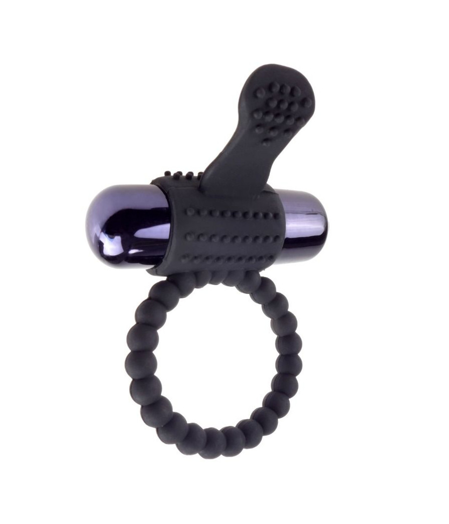 FANTASY C-RINGZ - ANNEAU VIBRANT EN SILICONE NOIR FANTASY C-RING