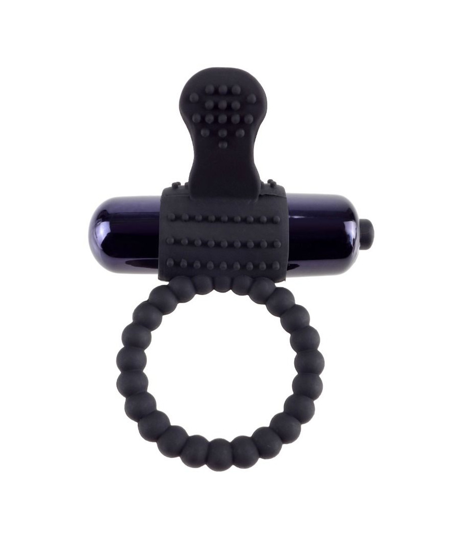 FANTASY C-RINGZ - ANNEAU VIBRANT EN SILICONE NOIR FANTASY C-RING
