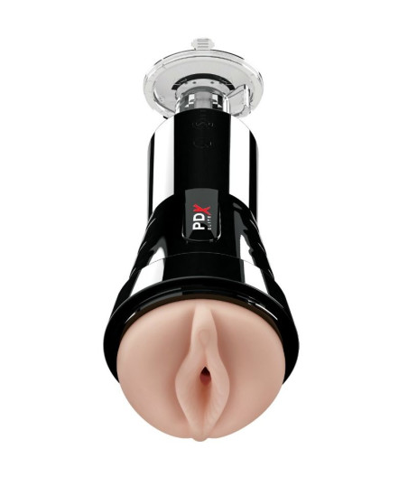 PDX ELITE - MASTURBATOR MIT VIBRATIONS- UND KOMPRESSOREFFEKT
