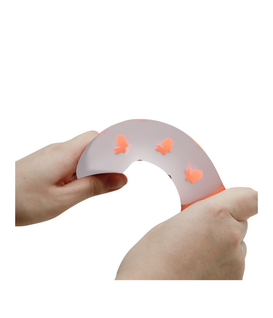 PRETTY LOVE - DILDO MAGICO NIGHTFALL SENZA VIBRAZIONI ARANCIO LUMINOSO