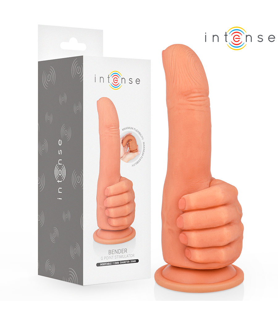 INTENSE - BENDER ESTIMULADOR PUNTO·G MANO FLEXIBLE 11,3 CM