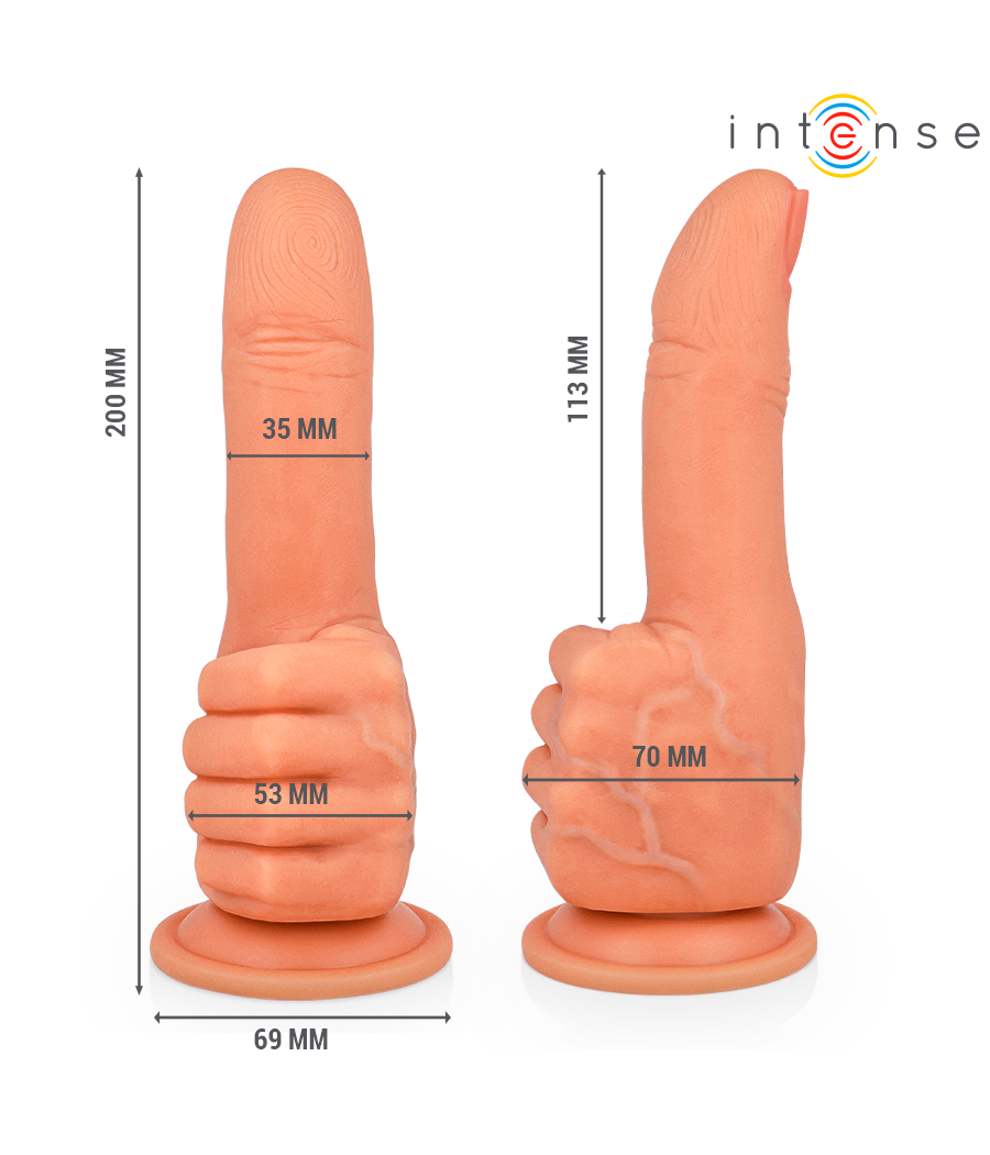 INTENSE - BENDER STIMULATEUR POINT G MAIN FLEXIBLE 11,3 CM