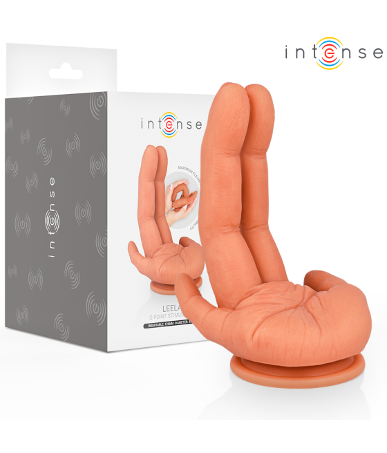 INTENSE - LEELA STIMOLATORE PUNTO G FLESSIBILE MANO 12,6 CM