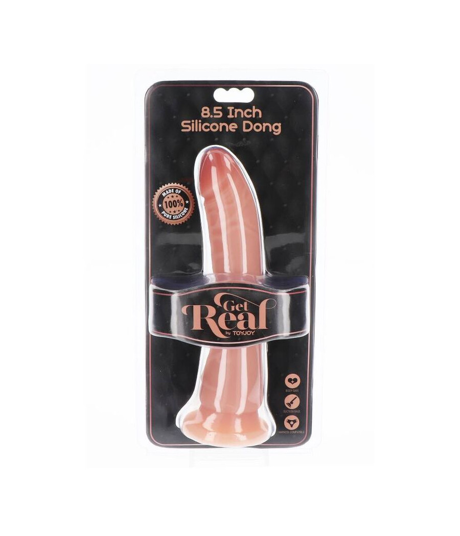 GET REAL - DONG IN SILICONE 21 CM PELLE