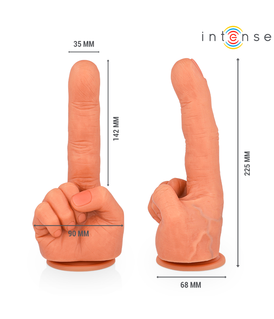 INTENSE - HUBERT G-SPOT STIMULATOR FLEXIBLE HAND 14.2 CM