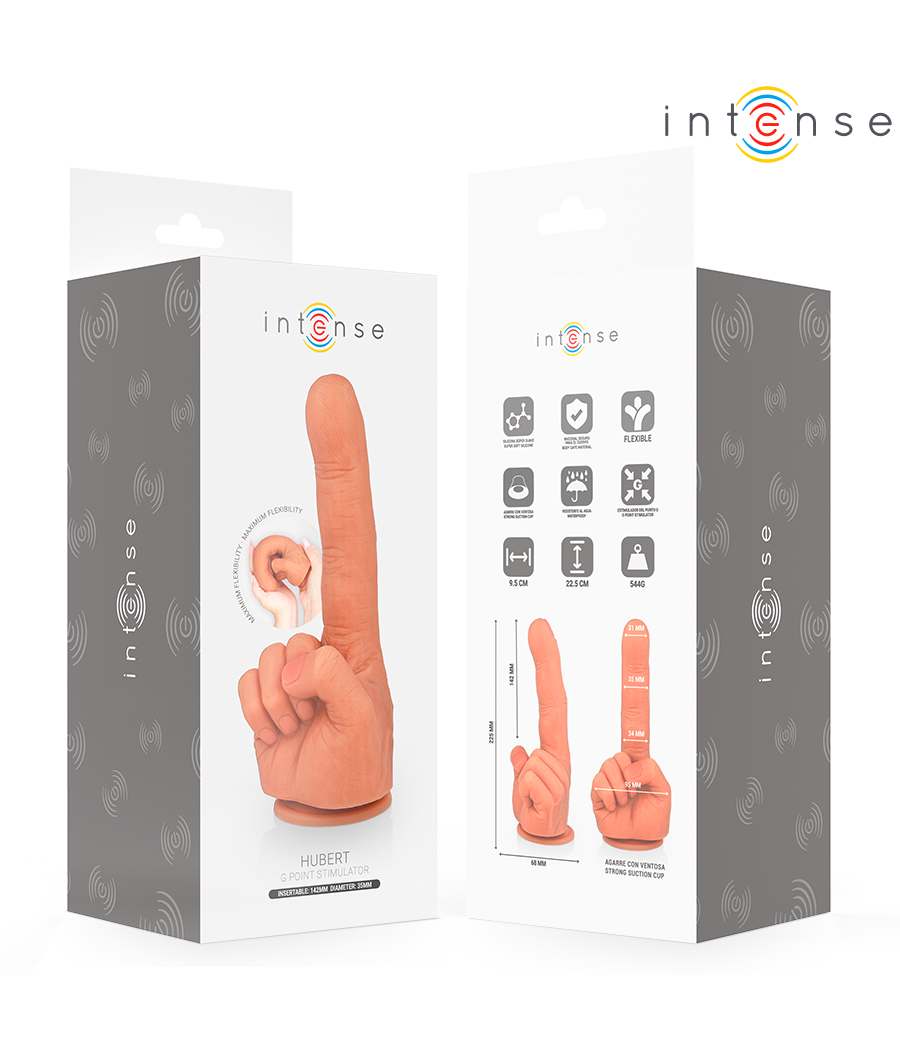 INTENSE - HUBERT ESTIMULADOR PUNTO·G MANO FLEXIBLE 14,2 CM