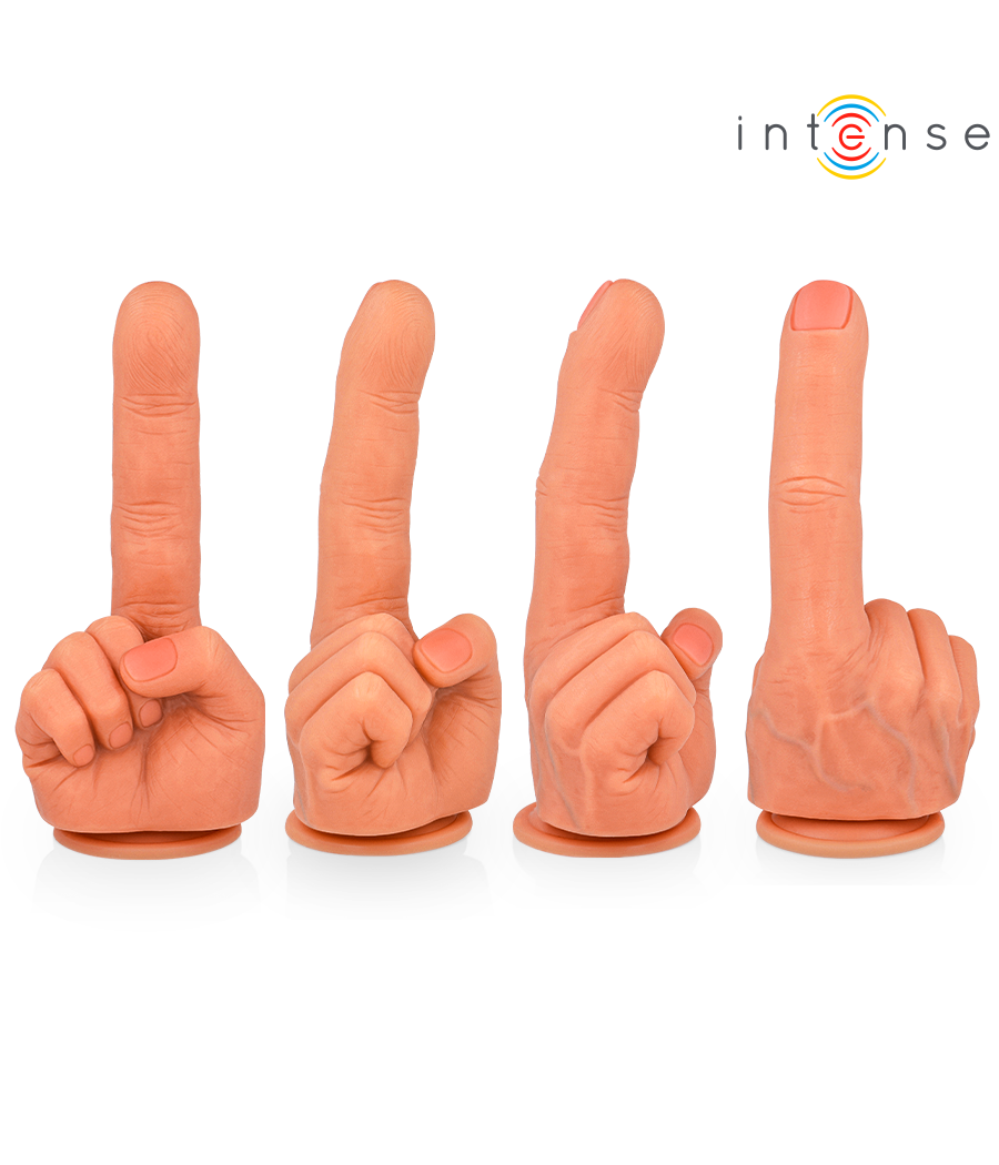 INTENSE - ESTIMULADOR DE PONTO G HUBERT MÃO FLEXÍVEL 14,2 CM