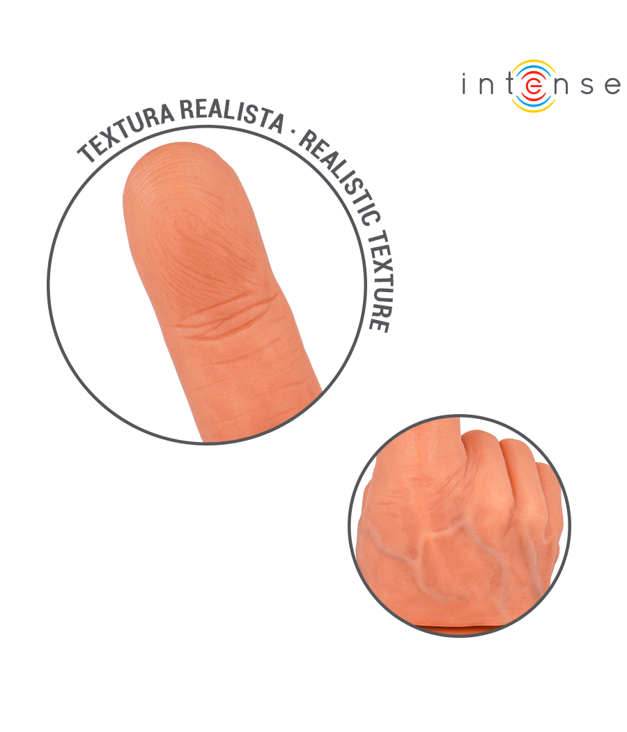 INTENSE - HUBERT STIMOLATORE PUNTO G FLESSIBILE MANO 14,2 CM