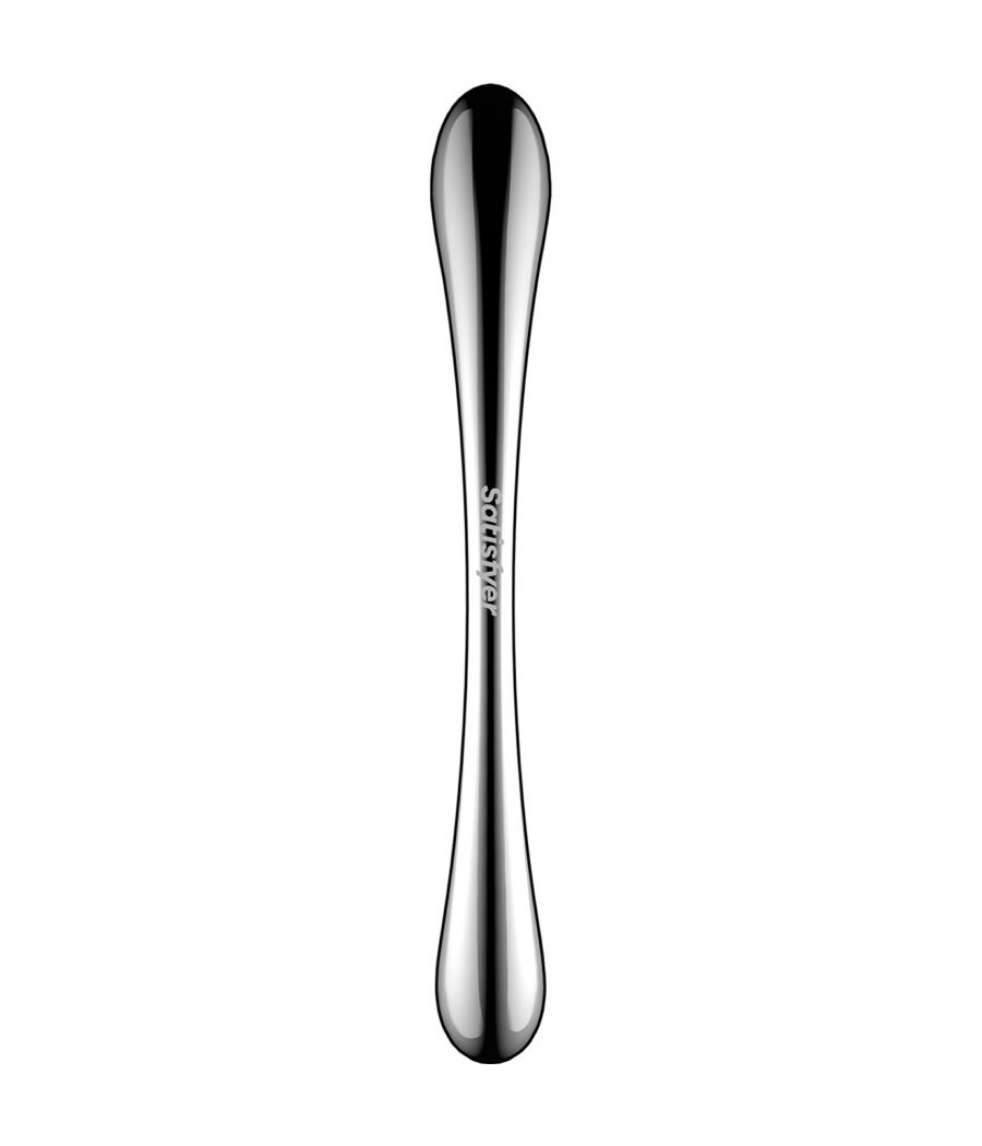 SATISFYER - COSMIC CREST 1 GODEMICHET DOUBLE EXTRÉMITÉ EN ACIER INOXYDABLE