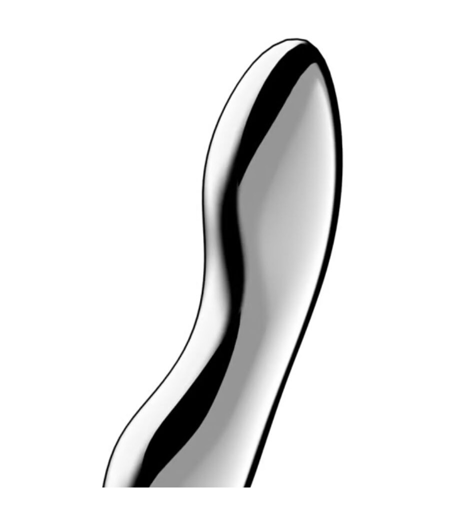 SATISFYER - COSMIC CREST 2 STAINLESS STEEL DOUBLE-ENDED DILDO