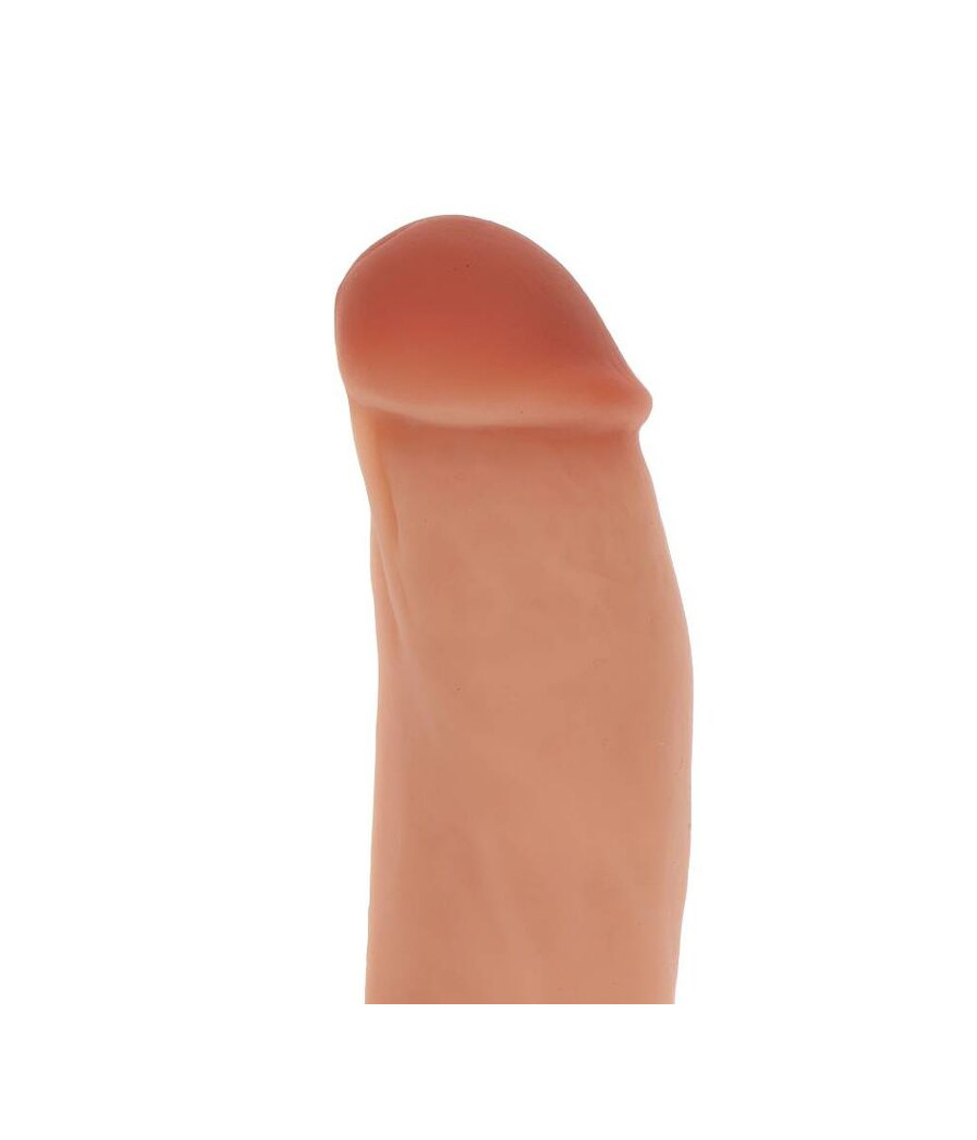 GET REAL - DILDO IN SILICONE 18 CM CON PALLE IN PELLE