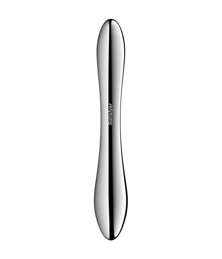 SATISFYER - PURE GRAVITY 1 STAINLESS STEEL DOUBLE-ENDED DILDO