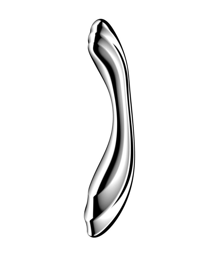 SATISFYER - PURE GRAVITY 2 STAINLESS STEEL DOUBLE-ENDED DILDO