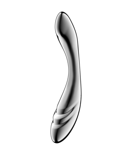 SATISFYER - PURE GRAVITY 3 STAINLESS STEEL DOUBLE-ENDED DILDO