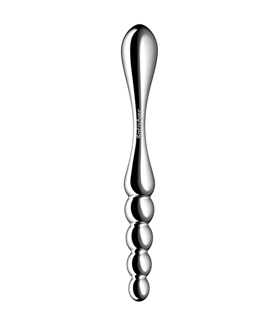SATISFYER - STAR FORCE 1 DOPPELDILDO AUS EDELSTAHL