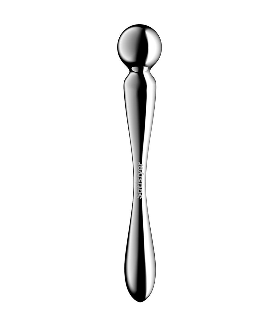 SATISFYER - DILDO A DOPPIA ESTREMITÀ IN ACCIAIO INOX STAR FORCE 2