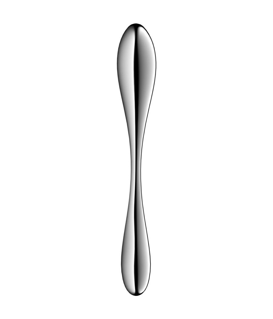 SATISFYER - DILDO A DOPPIA ESTREMITÀ IN ACCIAIO INOX STAR FORCE 3