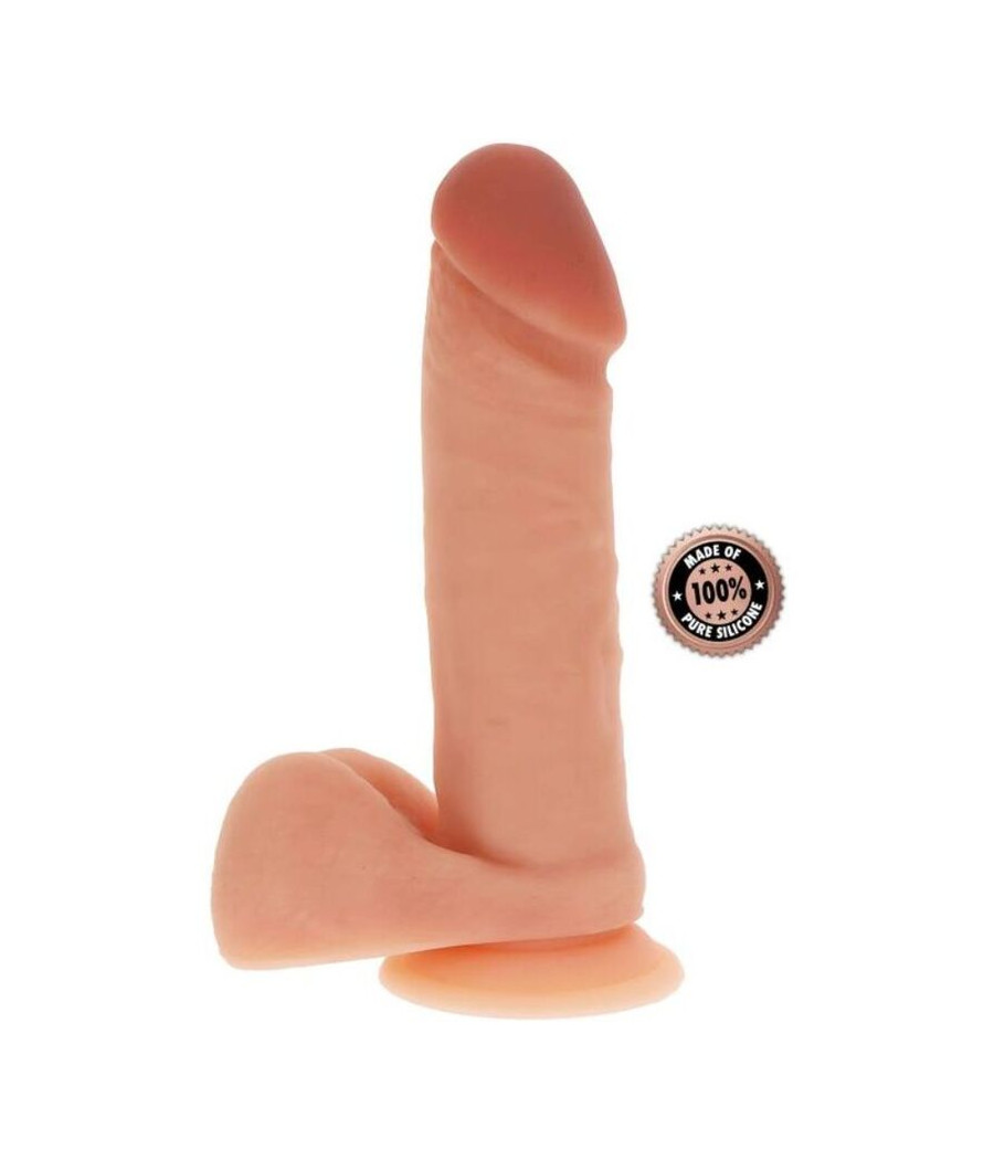 GET REAL - DILDO IN SILICONE 20,5 CM CON PALLE IN PELLE