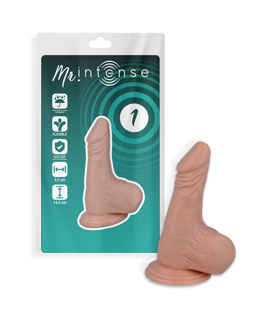 MR INTENSE - 1 REALISTIC PENIS 14.6 CM -O- 3.5 CM