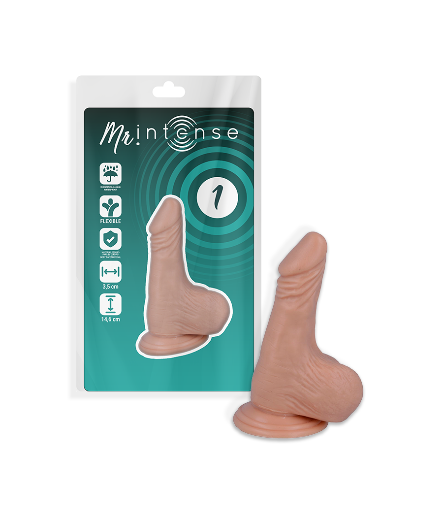 MR INTENSE - 1 PÉNIS RÉALISTE 14.6 CM -O- 3.5 CM